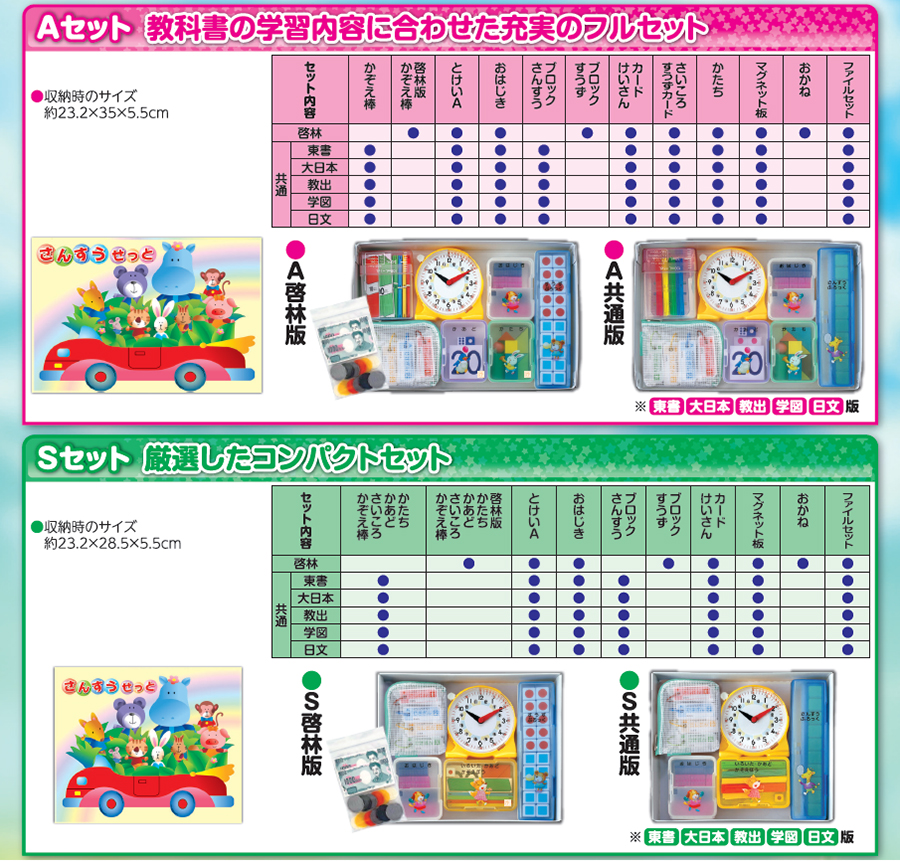 算数セット-教材教具 | 青葉出版