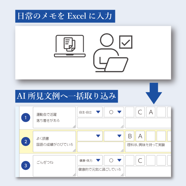 AI所見_Excel入力