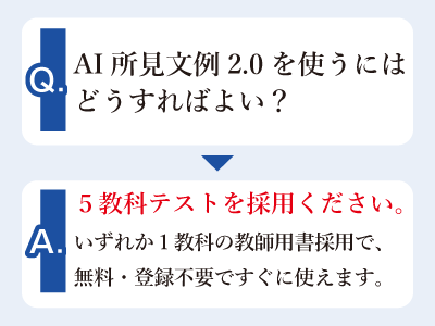 AI所見を使用するには